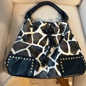 Animal Print Large Purse
